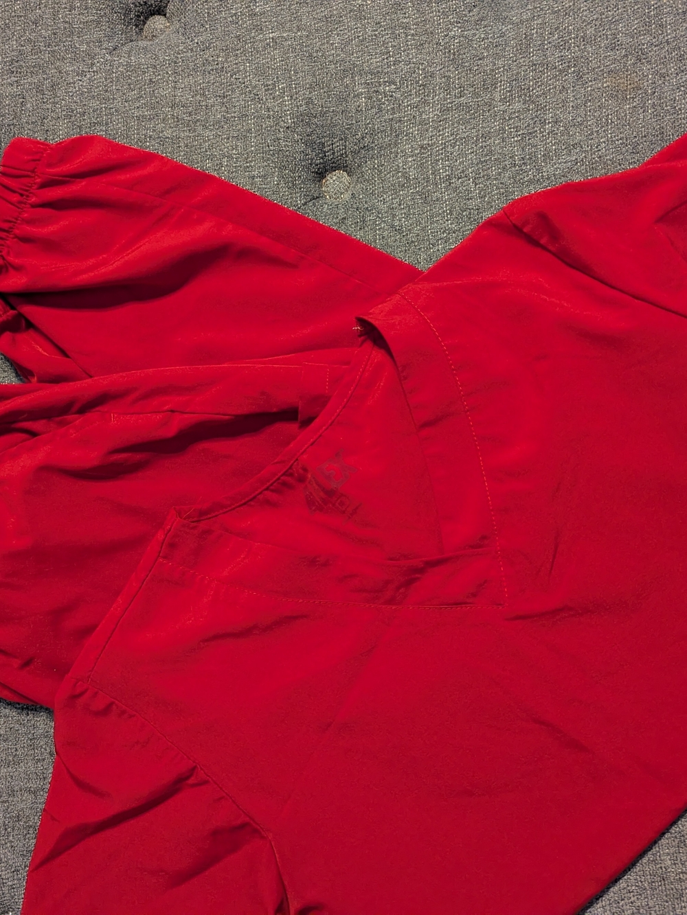Women’s Red Short Sleeve V-Neck Tee - Classic Everyday Top